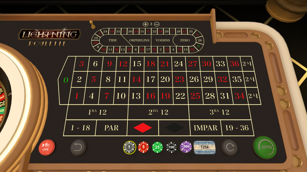 Lightning Roulette Qualification Phase