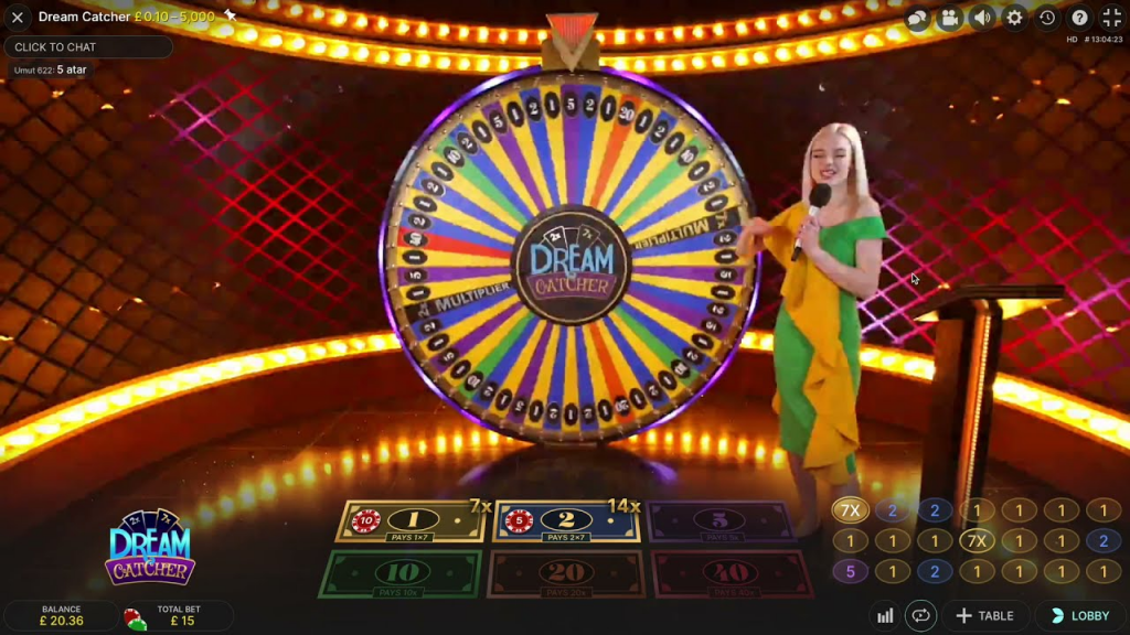 Dream Catcher Bonus Game