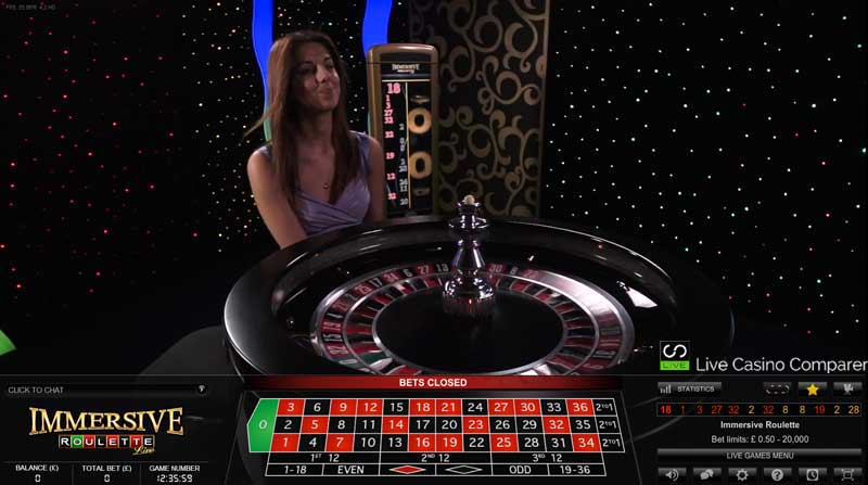 Immersive Roulette Bonus Game