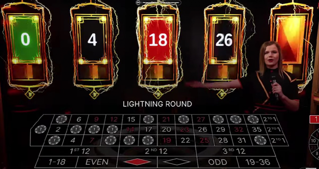 Lightning Roulette Bonus Game