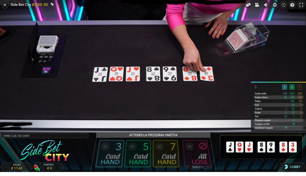Side Bet City Top-up Phase