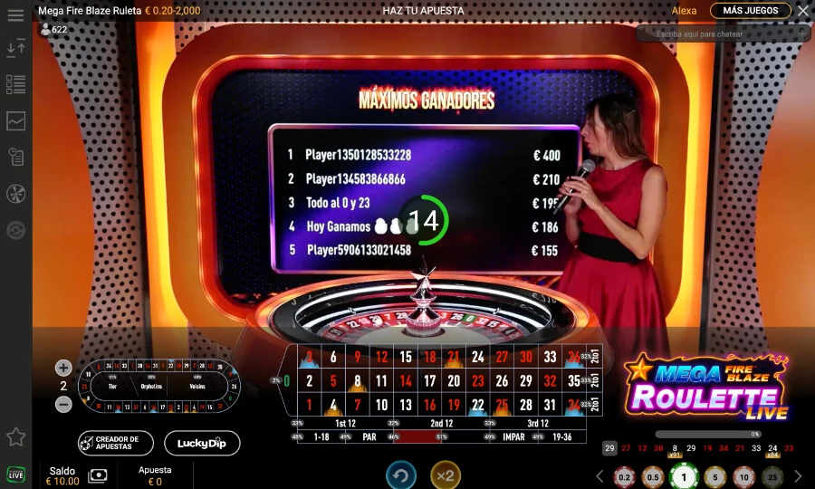 Mega Fire Blaze Roulette The Top-up Phase