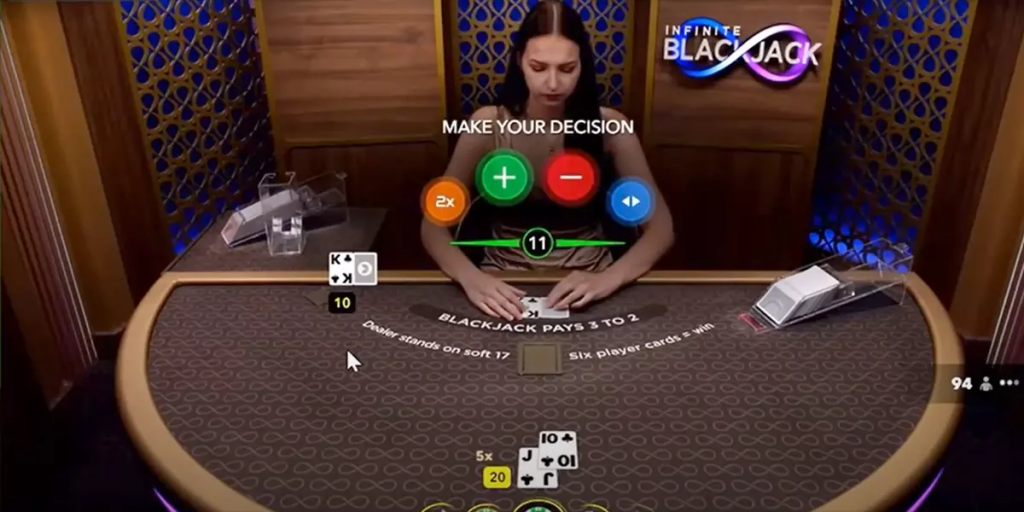Infinite Blackjack Bonus Game